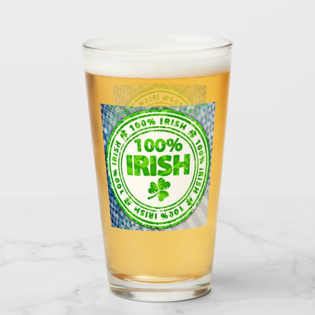 Pop Art 100% Irish Glass (Back Filled)