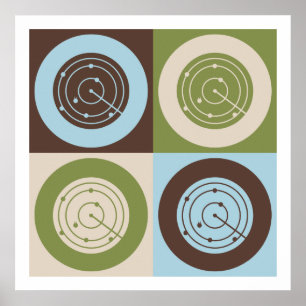 Pop Art Air Traffic Control Poster