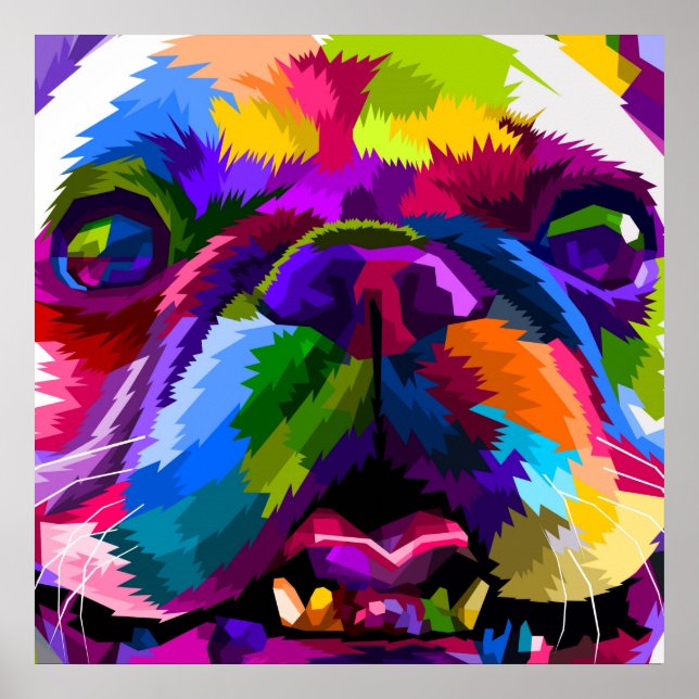 Pop-Art Animal Poster (Front)