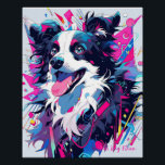 Pop Art Anime Border Collie Dog 005 - Victoria Sas Poster<br><div class="desc">[ Ultra-High Quality Art Paintings ] 

● Acrylic on paper
● 8, 000～10, 000pixel
● 500dpi

【Victoria Sasuke】
Illustrator who loves Japanese anime and Kawaii Dogs.
She draws cheerful and expressive dogs in a colourful and POP style.
These paintings will cheer up your everyday life.</div>