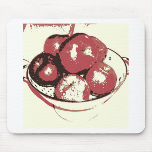 Pop Art Apples Mouse Pad