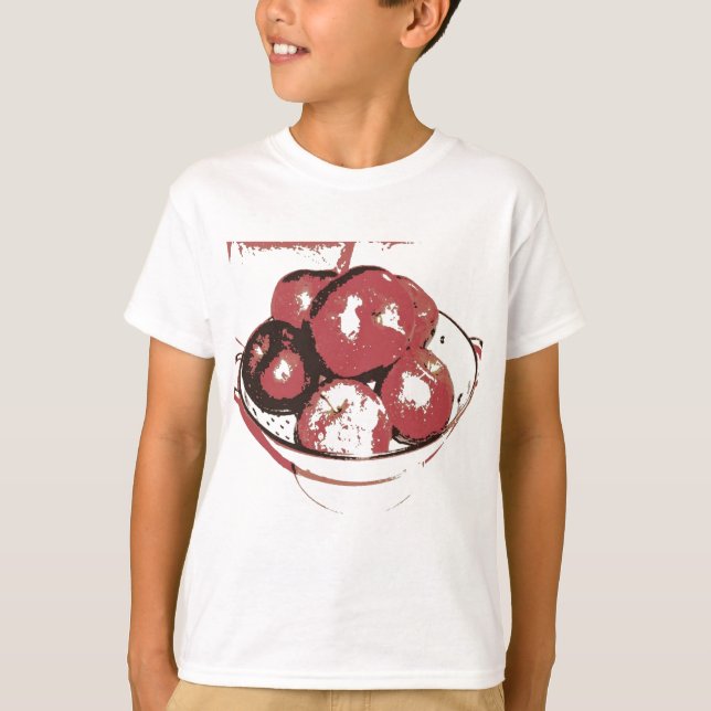 Pop Art Apples T-Shirt (Front)