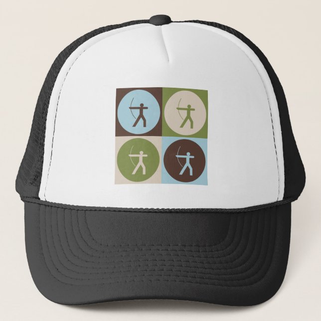 Pop Art Archery Trucker Hat (Front)
