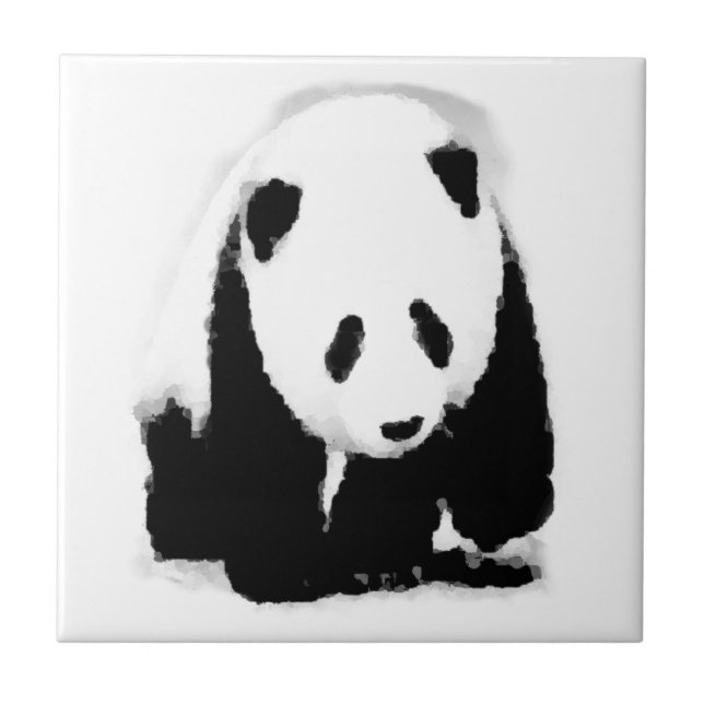 Pop Art Baby Panda Ceramic Tile (Front)