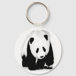 Pop Art Baby Panda Key Ring
