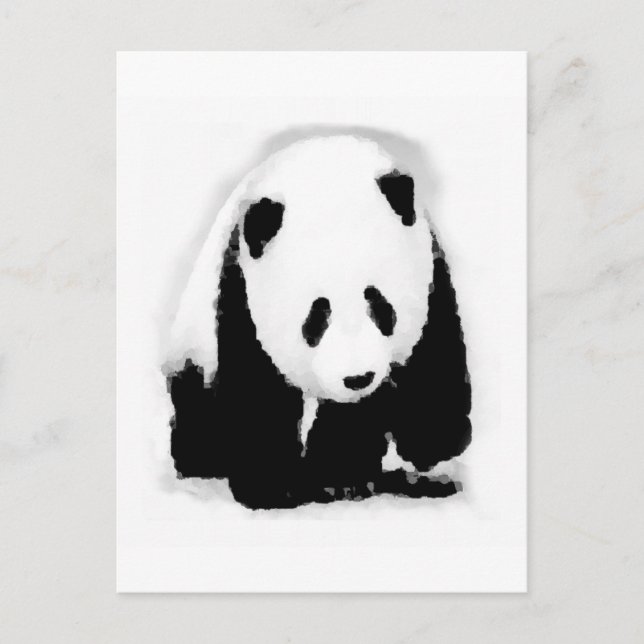 Pop Art Baby Panda Postcard (Front)