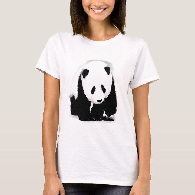 Pop Art Baby Panda T-Shirt (Front)