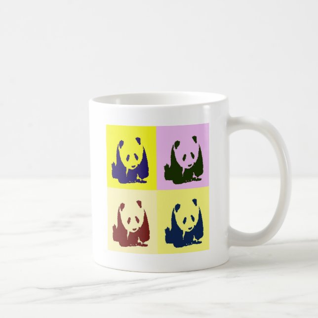 Pop Art Baby Pandas Coffee Mug (Right)