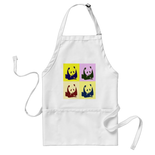 Pop Art Baby Pandas Standard Apron (Front)