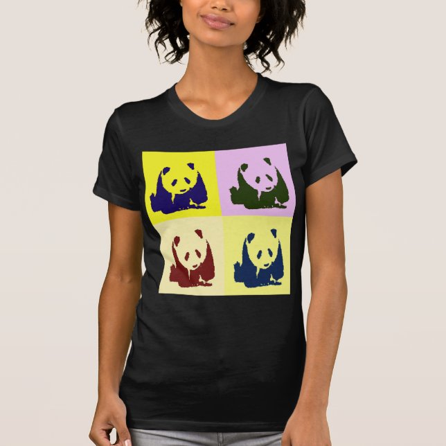 Pop Art Baby Pandas T-Shirt (Front)