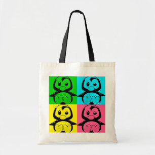 Pop Art Baby Tux Tote Bag