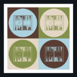 Pop Art Backgammon Poster<br><div class="desc">Pop Art Backgammon. Get this fun design featuring your hobby,  occupation,  or obsession on great t-shirts,  stickers & much more. They also make great gifts!</div>
