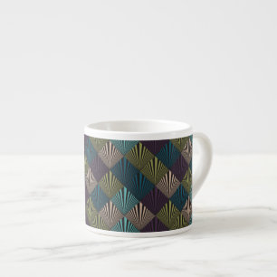 Pop art background espresso cup
