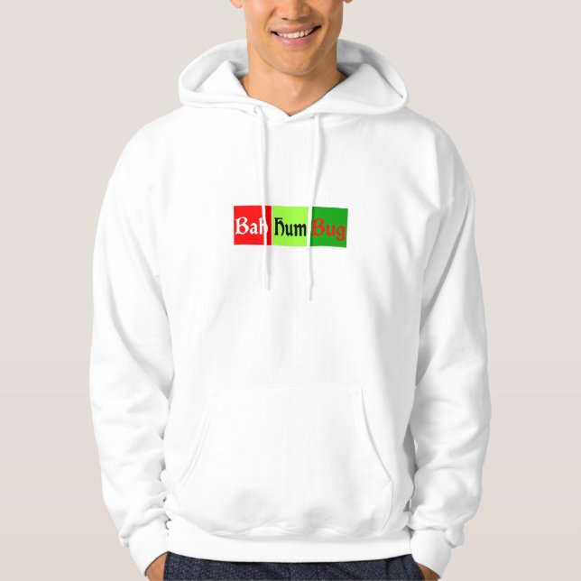 Pop Art BAH HUMBUG! Hoodie (Front)