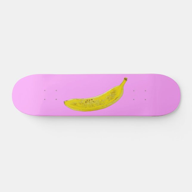 Pop Art Banana in yellow  Skateboard (Horz)