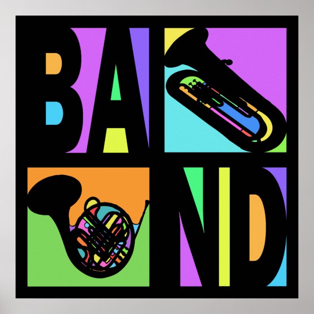 POP ART BAND POSTER (Front)