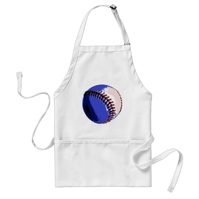 Pop Art Baseball Standard Apron (Front)
