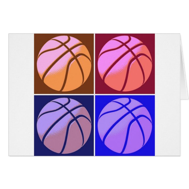 Pop Art Basketball (Front Horizontal)
