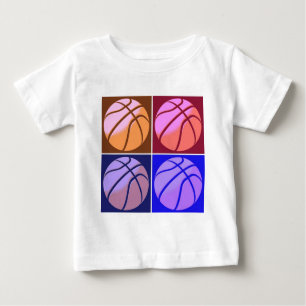 Pop Art Basketball Baby T-Shirt