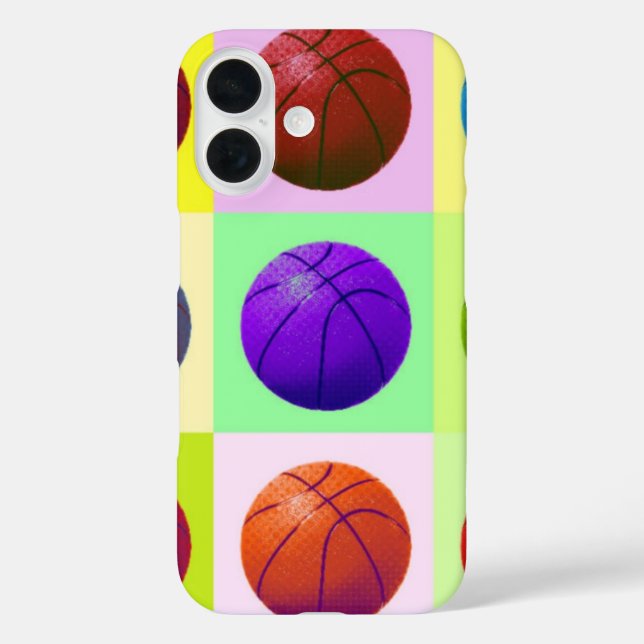 Pop Art Basketball Case-Mate iPhone Case (Back)