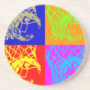 Pop Art Basketball Coaster