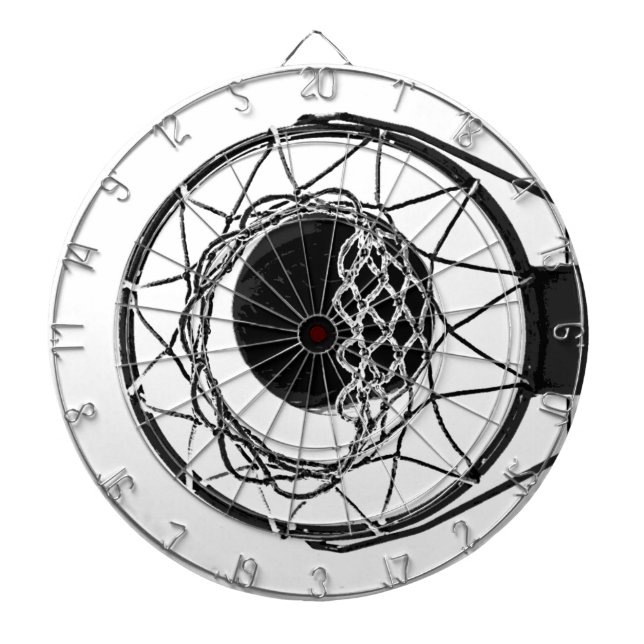 Pop Art Basketball Dartboard (Front)