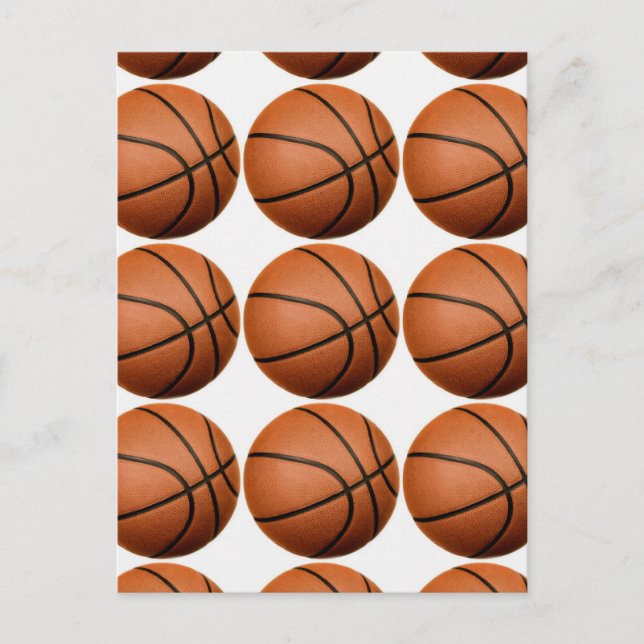 Pop Art Basketball Postcard (Front)