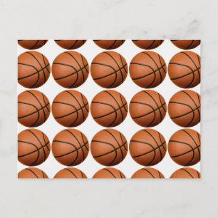 Pop Art Basketball Postcard