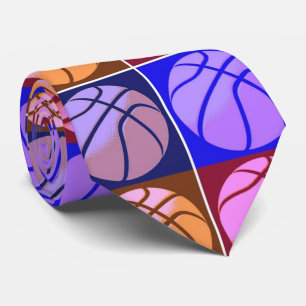 Pop Art Basketball Tie