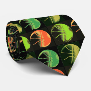 Pop Art Basketball Tie