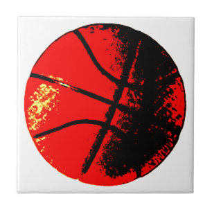Pop Art Basketball Tile