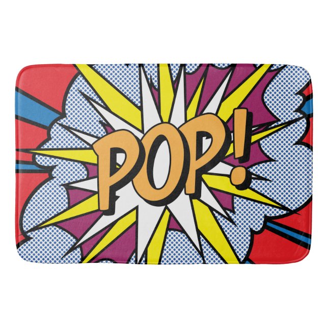 Pop Art Bath Mat (Front)