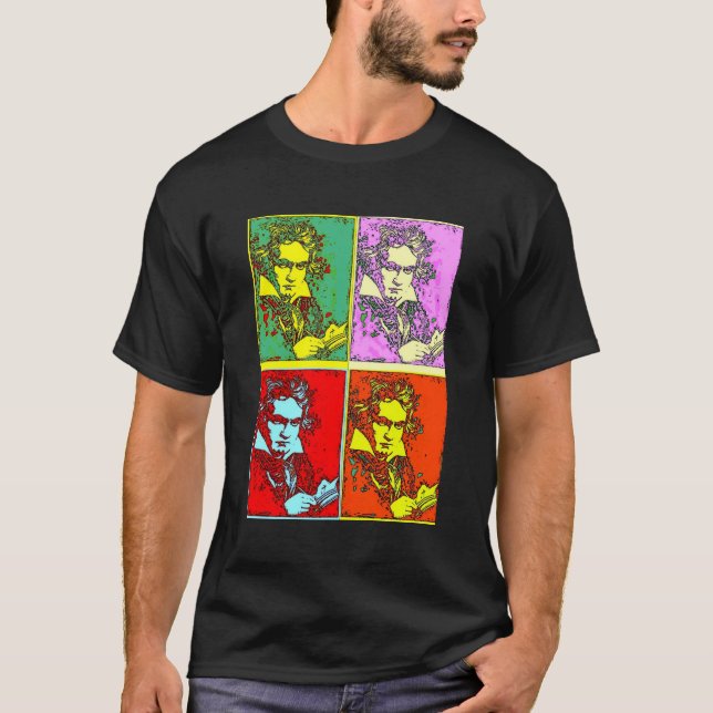 Pop-art Beethoven T-Shirt (Front)