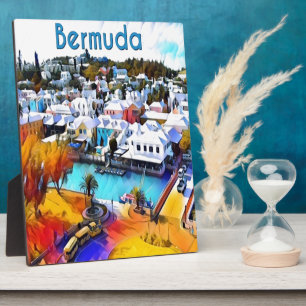 Pop Art Bermuda Plaque