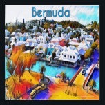 Pop Art Bermuda wall art<br><div class="desc">Pop Art 4544 Bermuda acrylic wall art
A beautiful landscape photo of downtown St. George Bermuda is transformed into a colourful Pop Art travel wall art.
By https://www.zazzle.com/store/celestesheffey</div>