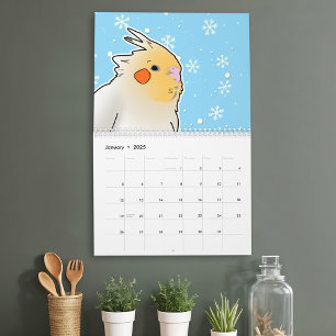 Pop Art Birds Vol. 3 Vibrant Cockatiel Hummingbird Calendar