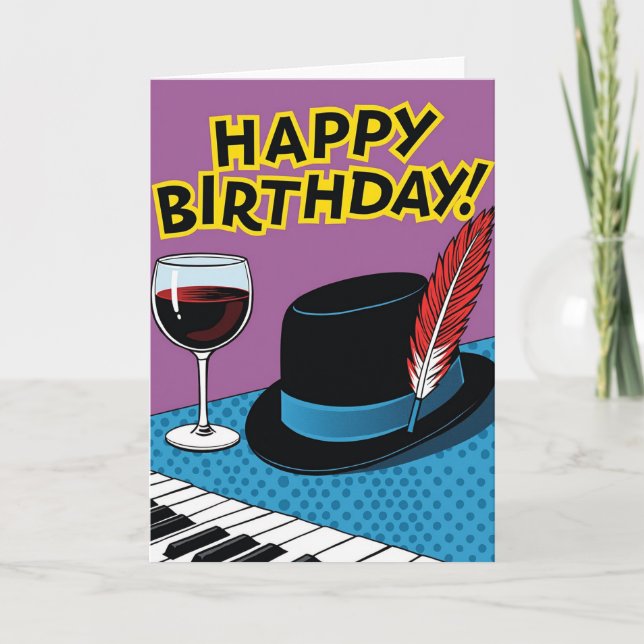 Pop Art Birthday Card (Front)