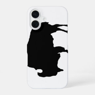 Pop Art Black White Buffalo iPhone 16 Case
