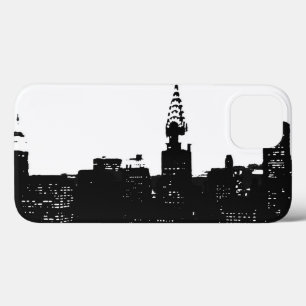 Pop Art Black White NY Manhattan iPhone 13 Case