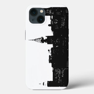 Pop Art Black White NY Manhattan iPhone Case