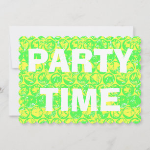 Pop art bubble wrap housewarming party invitation
