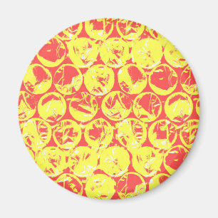 Pop art bubble wrap magnet