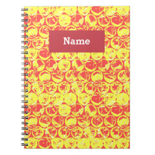 Pop art bubble wrap notebook
