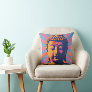 Pop Art Buddha Cushion