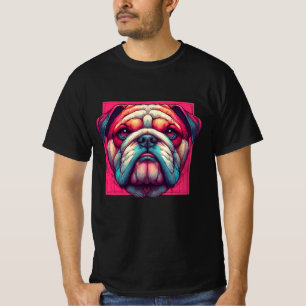 Pop Art Bulldog T-Shirt