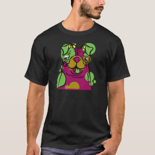 Pop Art Bulldog T-Shirt