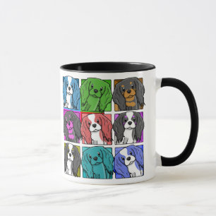 Pop Art Cavalier King Charles Spaniel Mug