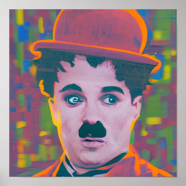 Pop Art Chaplin Poster (Front)