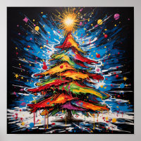 Pop Art Christmas Tree
