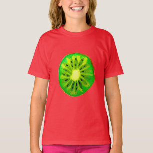 Pop art citrus lime fruit original watercolour T-Shirt